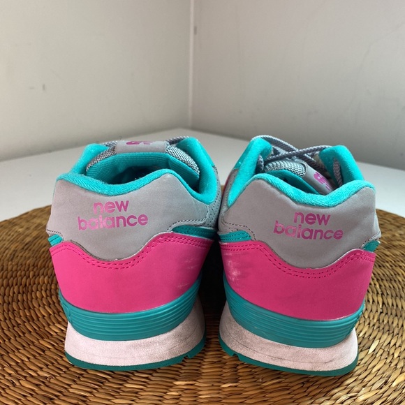 New Balance Grey Teal and Pink Sneakers - Picture 5 of 13